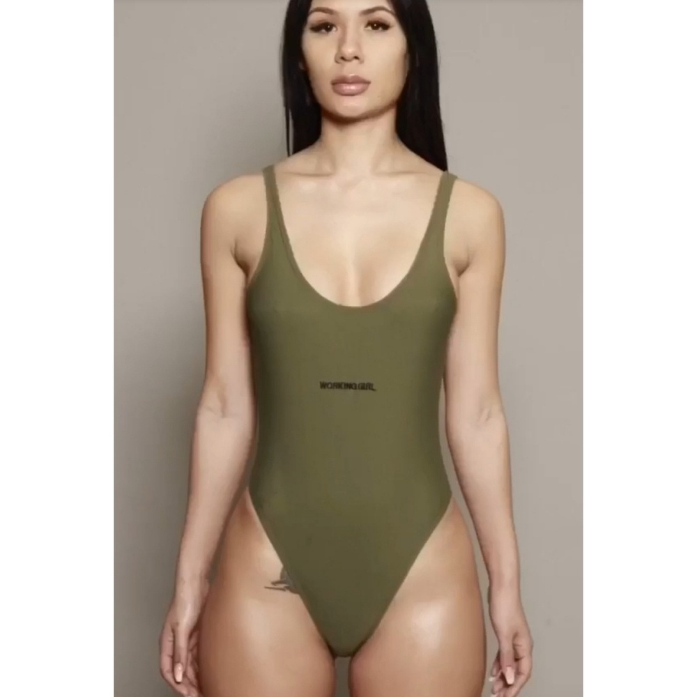 Mattebrand/Working Girl Double Logo Swimsuit